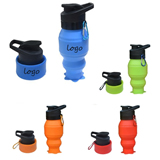 18 Oz. Collapsible Silicone Water Bottle