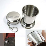 2 Oz. Mini Folding Travel Cup With Keychain
