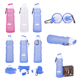 20 Oz. Foldable Silicone Bottle