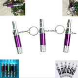 3in1 Survival Aluminum Alloy Whistle Mini LED Flashlight
