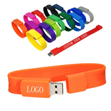 4 GB Silicone USB Flashdrive Wristband