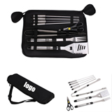 8 Pieces Stainless Steel BBQ Set