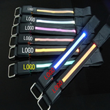 Black nylon webbing led armband