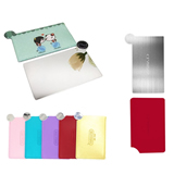 Credit Card Shaped Mirror With Leather Cover