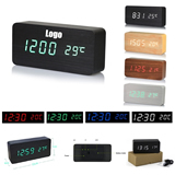 Cube Wooden Alarm Clock