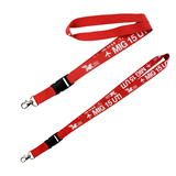 Custom Fashion Polyester Lanyards 3/4