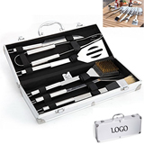 Deluxe 6 Piece Stainless Steel BBQ Tool Set