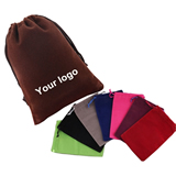 Drawstring Velvet Jewelry Bag