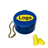 Ear plugs in snap travel case
