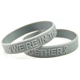 Embossed Silicone Wristband / Bracelet