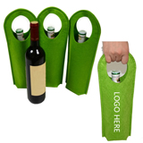 Felt Wine Tote - Single