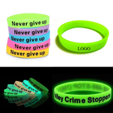 Glow in the dark Silicone Bracelets