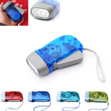 Hand Pressing Flashlight