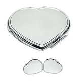 Heart Shape Compact Mirror