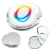 Heart Shape Cosmetic Pocket Mirror