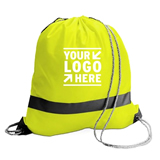 Hig-Vis Reflective Drawstring Bag