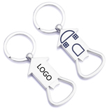 House-shaped Keychain w/ Bottle Opener