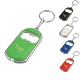 LED Light Bottle Opener Keychain