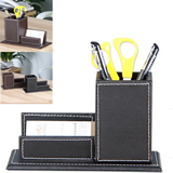 Leatherette pen holder