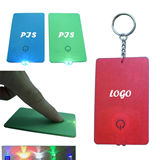 Light Up Card w Keychain/LED Flash Light