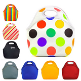 Neoprene Lunch tote bag With Zipper Closure