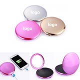 New Creative design portable cosmetic mirrow power bank- 750