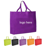 Non-woven Reinforced Metal Grommets Handle Shopper Tote