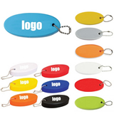 Oval Soft Floater Key chain