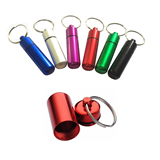 Pill Case With Keychain/Pillbox Keytag