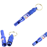 Pillbox Keychain With Whistle