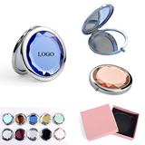 Pocket Crystal Folding Makeup Mirror
