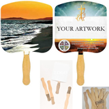 Quantity Fan with Wooden Stick