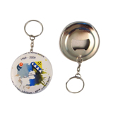 Round Bottle Opener Key Chain