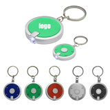 Round LED Keychain