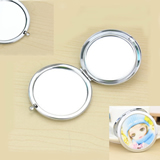 Round Metal Compact Mirror