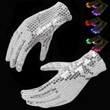 Sequined Led Gloves