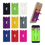 Silicone Cell Phone Kickstand & Wallet