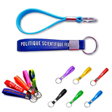 Silicone Keychain With Color Filled