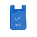 Silicone Phone Wallet with Microfiber Cleaner
