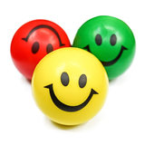 Smiley Face Stress Reliever Ball