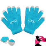 Solid Color Touch Screen Knit Gloves