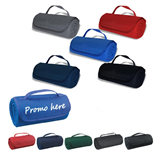Traveller fleece blanket with carrying handle