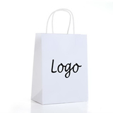 Twist Handle White Kraft Paper Bags