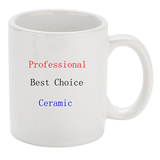 White C-Handle Ceramic Mug