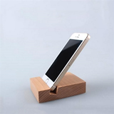 Wooden Block Phone Holder